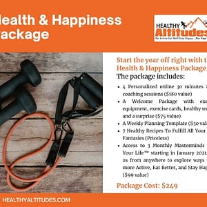 Health and Happiness Package from Healthy Altitudes